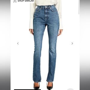 SER.O.YA Women's Straight Leg Jeans in Deep Blue